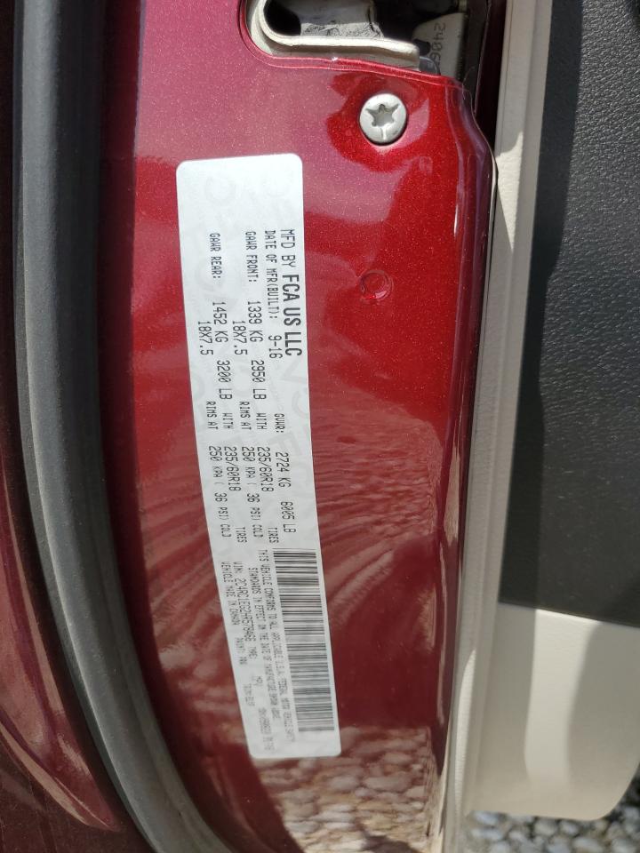 2017 Chrysler Pacifica VIN 2C4RC1EG2HR578466 Copart auction photo, side damage thumbnail 13