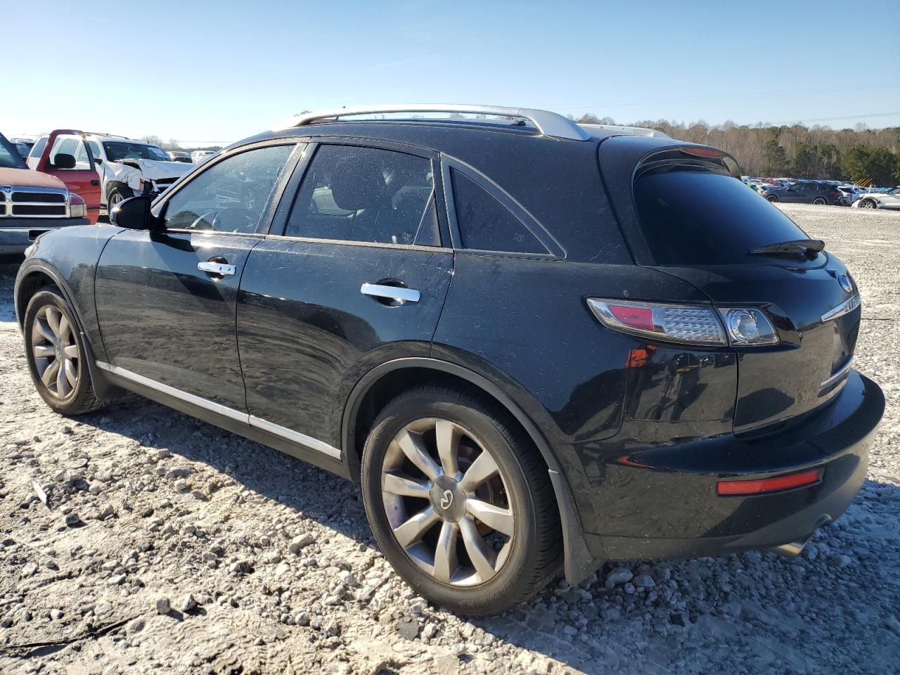 2007 Infiniti FX VIN JNRAS08W17X203410 Copart auction photo, side damage thumbnail 2