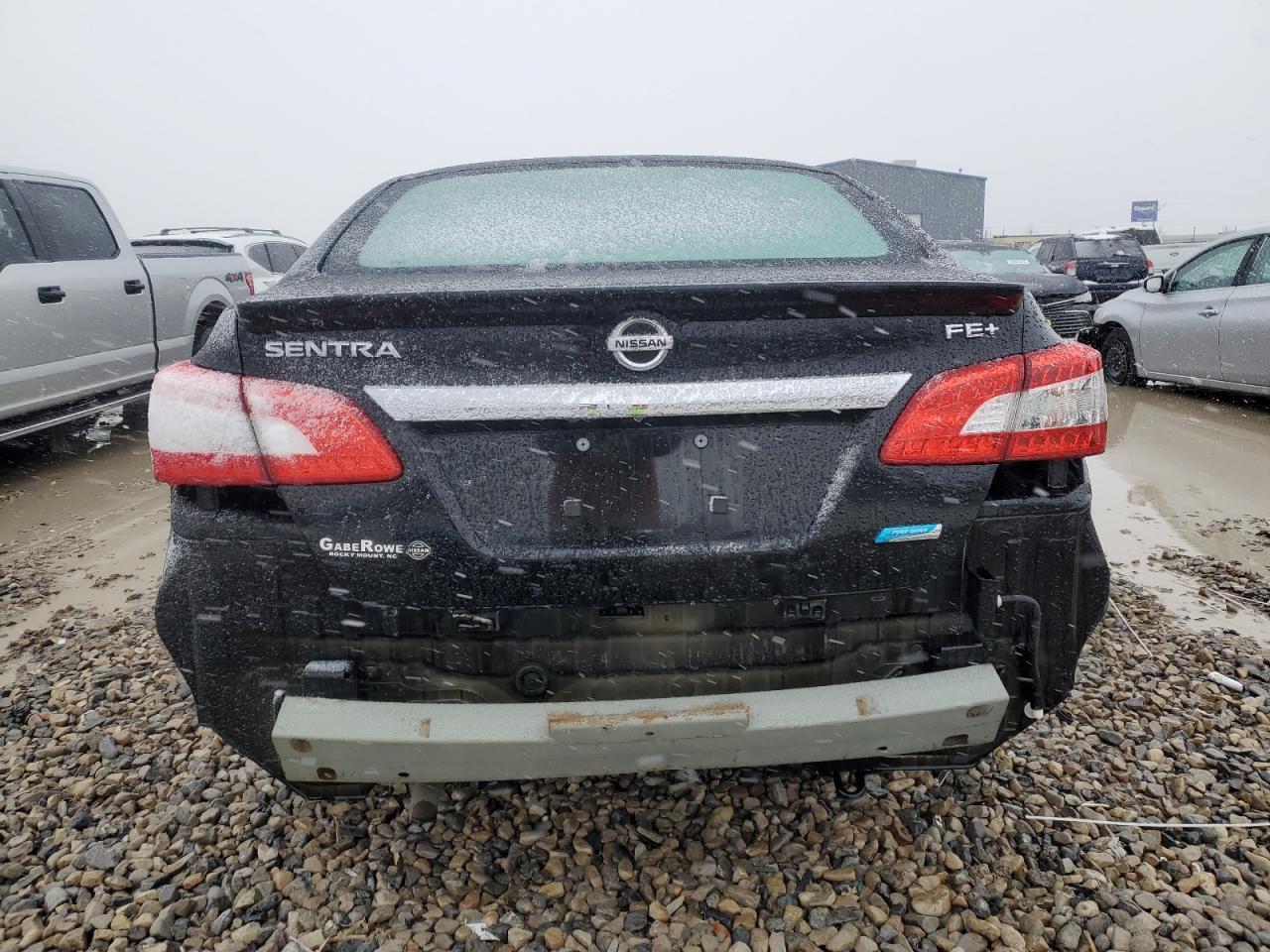 2013 Nissan Sentra VIN 3N1AB7AP5DL684719 Copart auction photo, rear end damage thumbnail 6