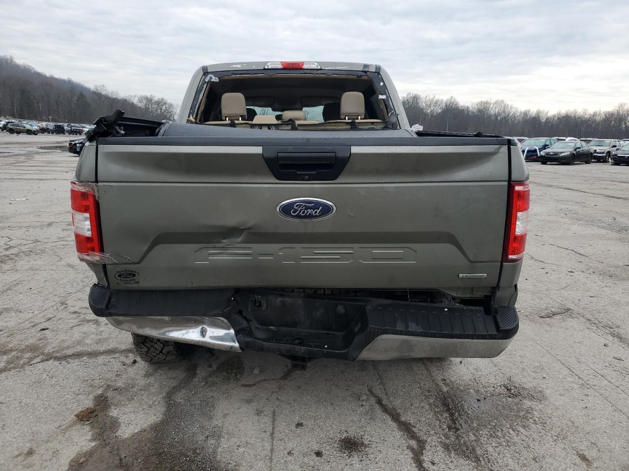 2020 Ford F-150 VIN 1FTEW1E42LKD02579 Copart auction photo, rear end / frame damage damage thumbnail 6