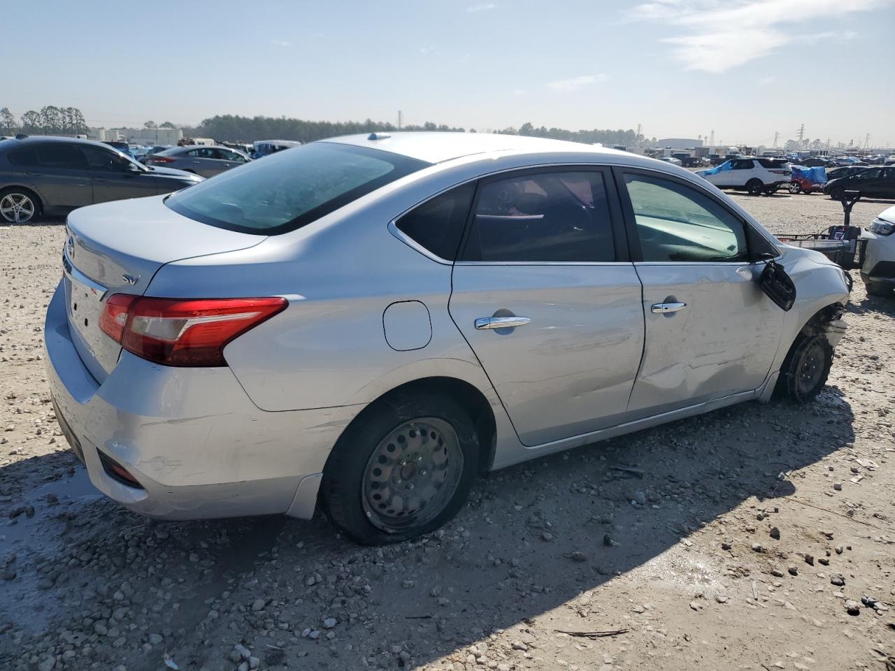 2016 Nissan Sentra VIN 3N1AB7AP3GY306311 Copart auction photo, side / front end damage thumbnail 3