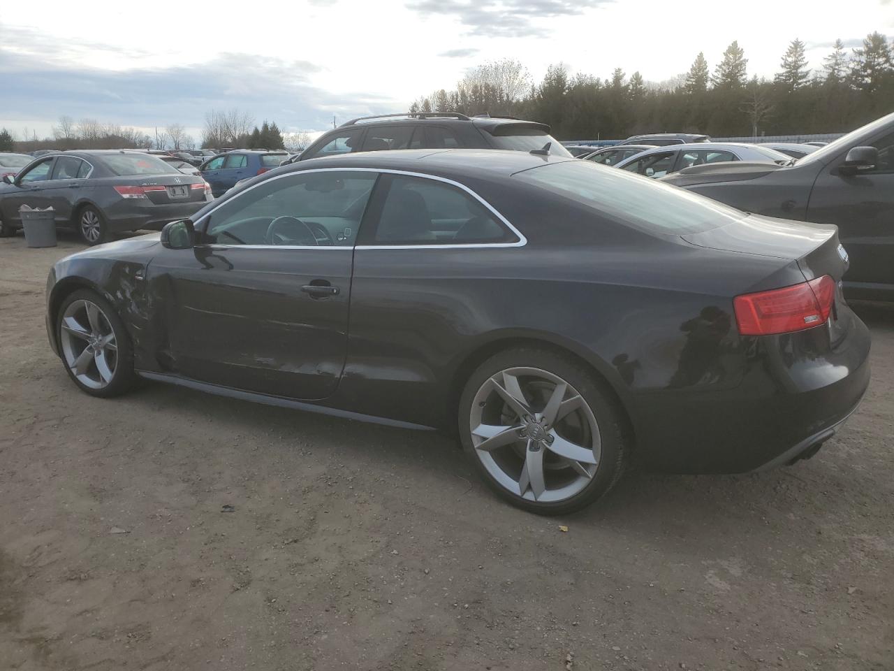 2013 Audi A5 VIN WAU4FBFR9DA005342 Copart auction photo, front end / side damage thumbnail 2