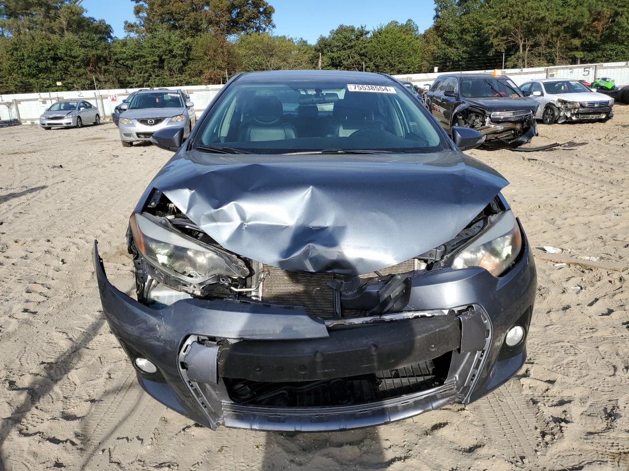 2014 Toyota Corolla VIN 2T1BURHE4EC113030 Copart auction photo, front end / minor dent/scratches damage thumbnail 5