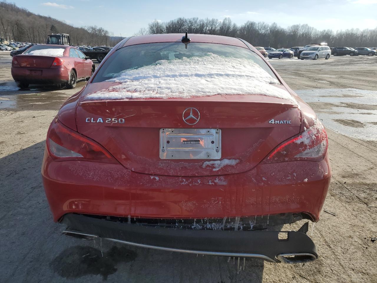 2017 Mercedes-Benz CLA-klasse VIN WDDSJ4GB6HN404719 Copart auction photo, all over damage thumbnail 6