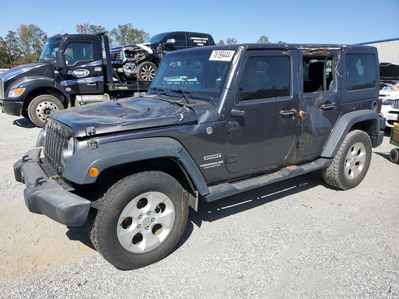 2017 Jeep Wrangler VIN 1C4BJWDG6HL540656