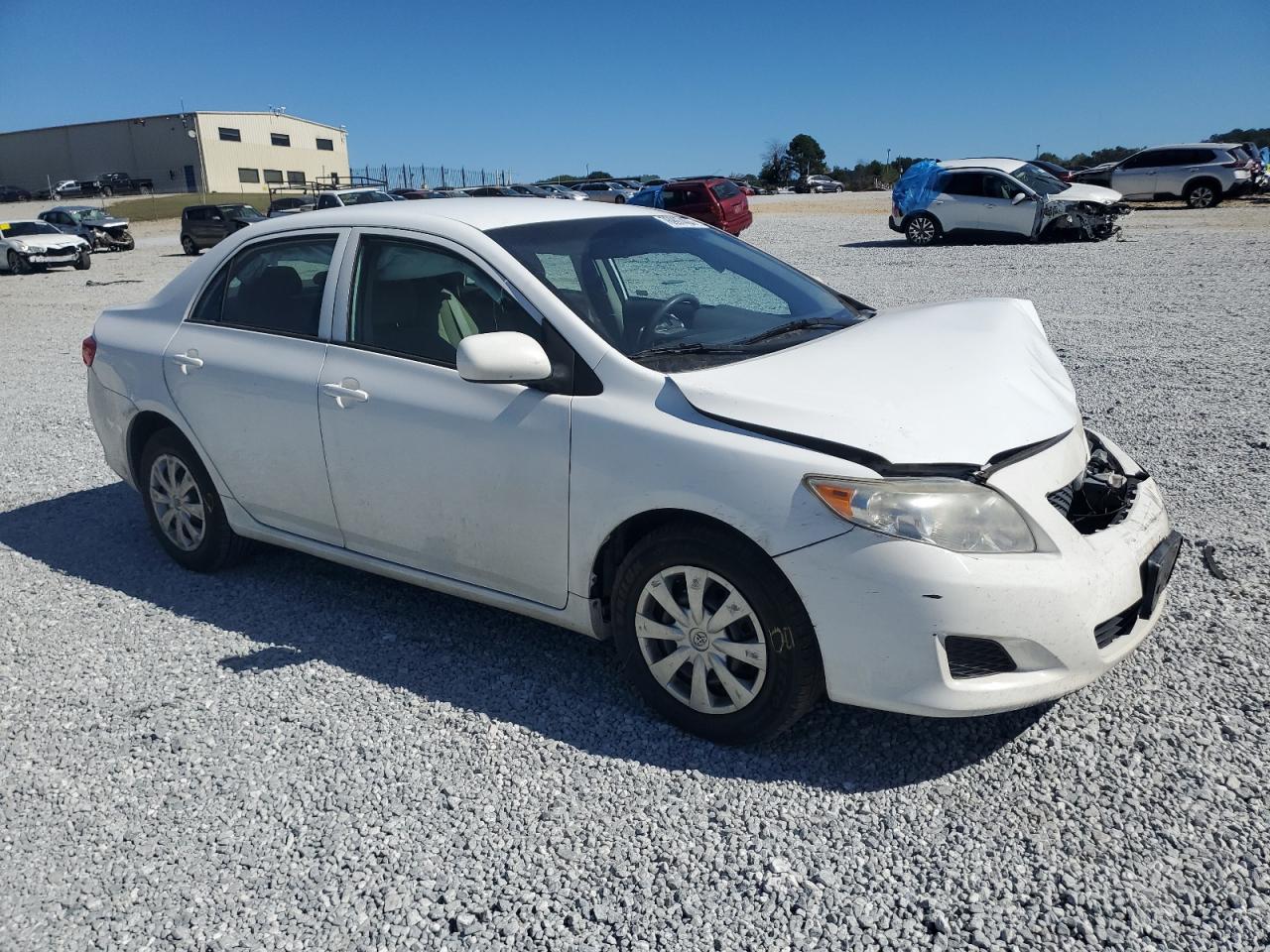 2010 Toyota Corolla VIN 1NXBU4EE6AZ381707 Copart auction photo, front end damage thumbnail 4