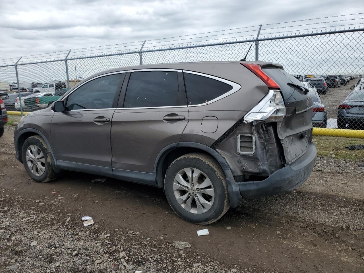 2013 Honda CR-V VIN 5J6RM3H5XDL020395 Copart auction photo, rear end / front end damage thumbnail 2