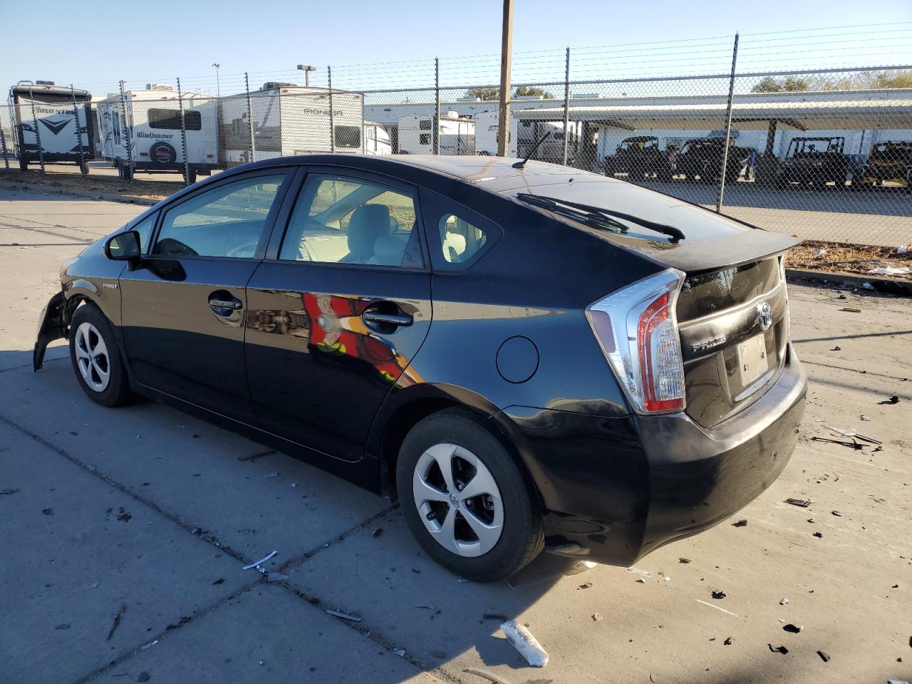 2012 Toyota Prius VIN JTDKN3DU3C5462388 Copart auction photo, front end / rear end damage thumbnail 2