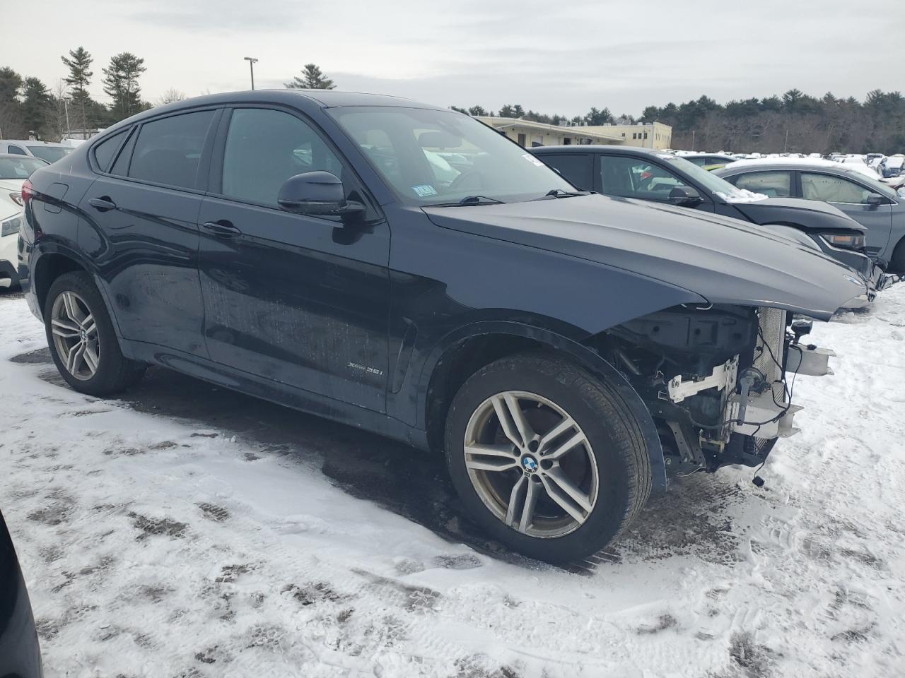 2018 BMW X6 VIN 5UXKU2C54J0Z62687 Copart auction photo, front end damage thumbnail 4