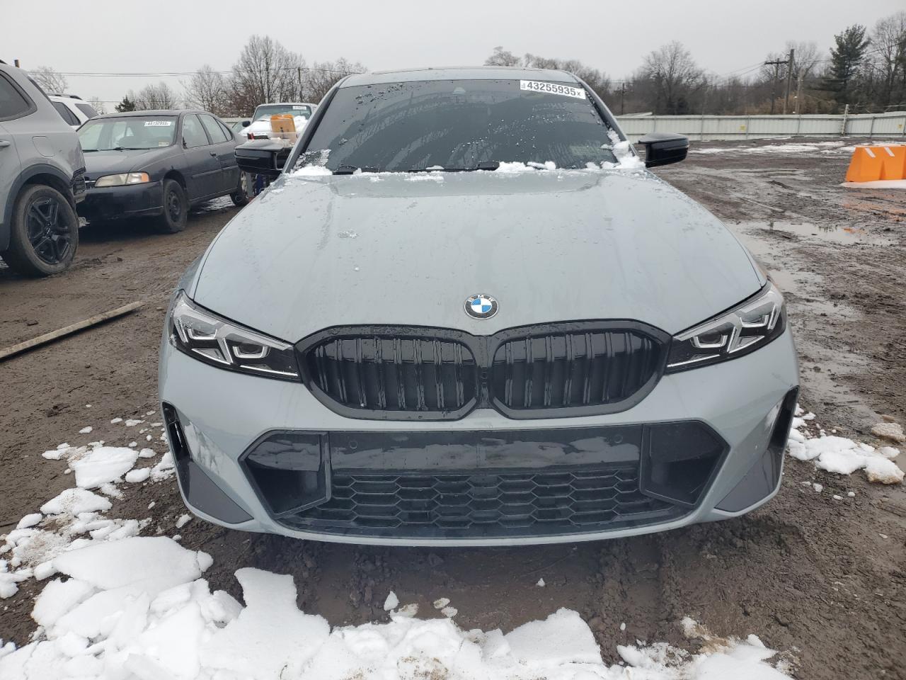 2024 BMW M3 VIN 3MW49FF0XR8E53835 Copart auction photo, rear end / side damage thumbnail 5