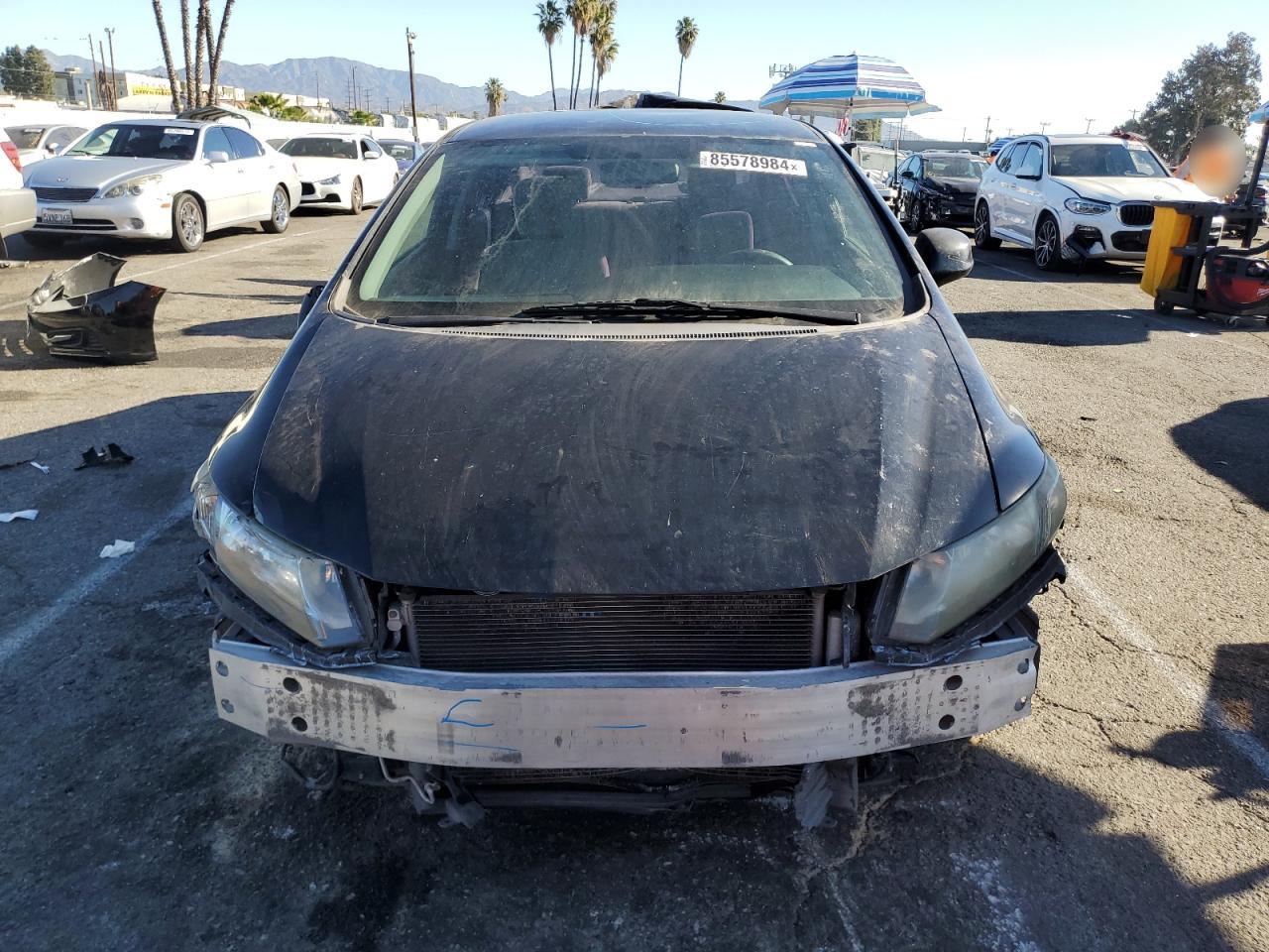 2013 Honda Civic VIN 19XFB2F51DE274873 Copart auction photo, all over damage thumbnail 5