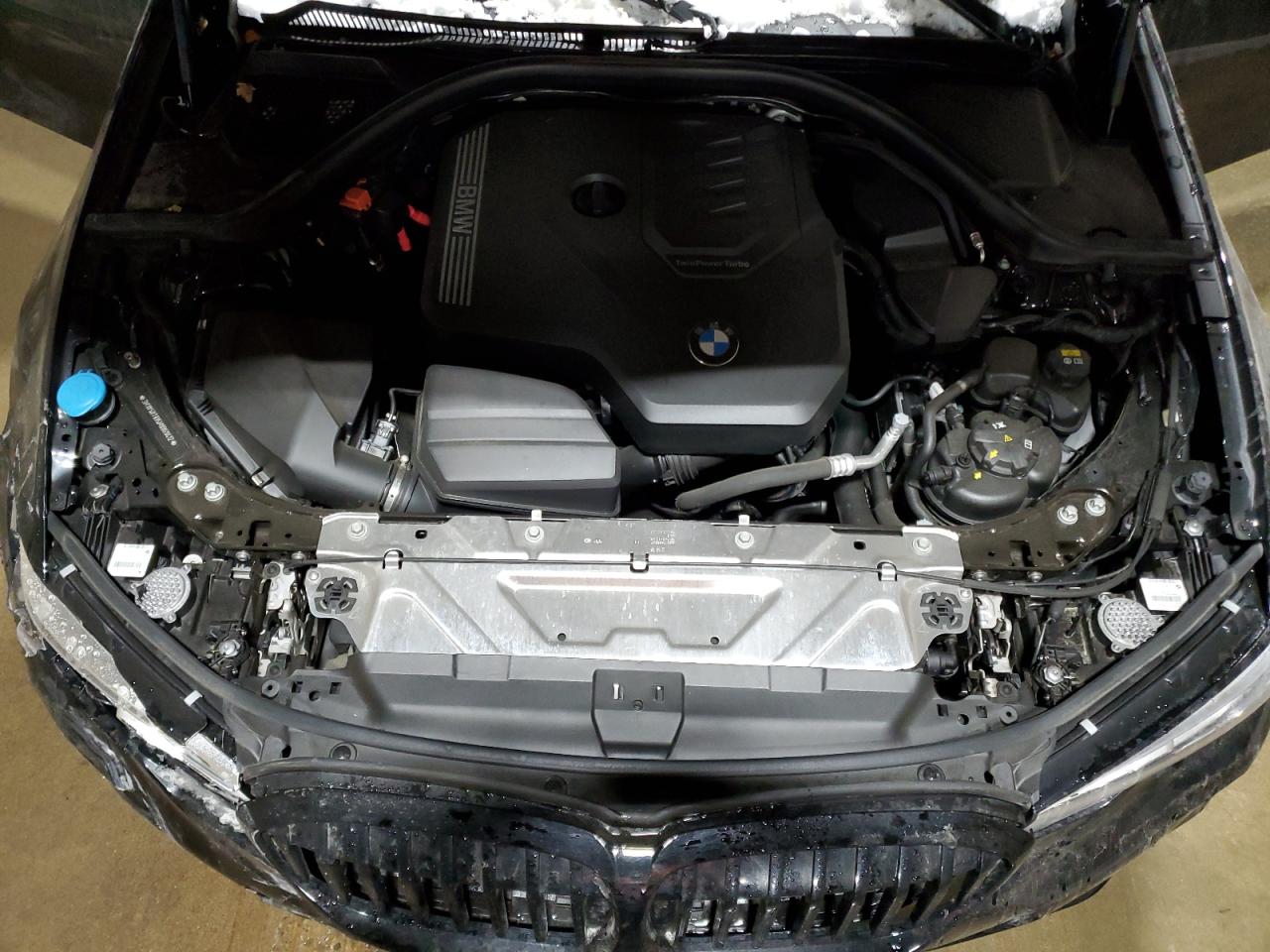 2021 BMW 3er VIN 3MW5R7J05M8B69412 Copart auction photo, front end damage thumbnail 13