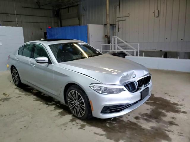 2019 BMW 5er VIN WBAJB1C56KB376895 Copart auction photo, front end damage thumbnail 11