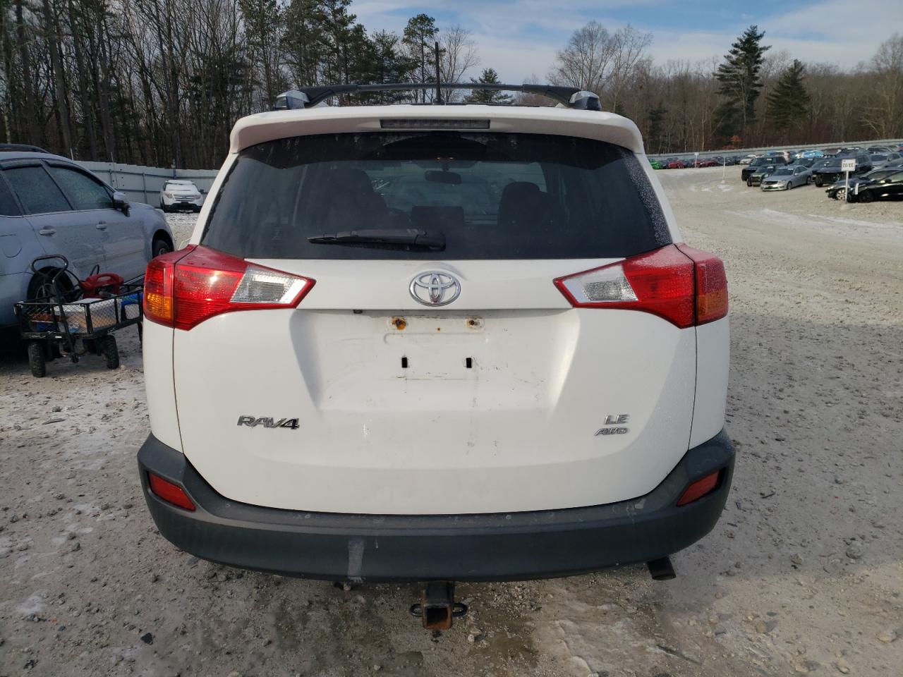 2013 Toyota RAV 4 VIN JTMBFREV8DD002996 Copart auction photo, side / front end damage thumbnail 6