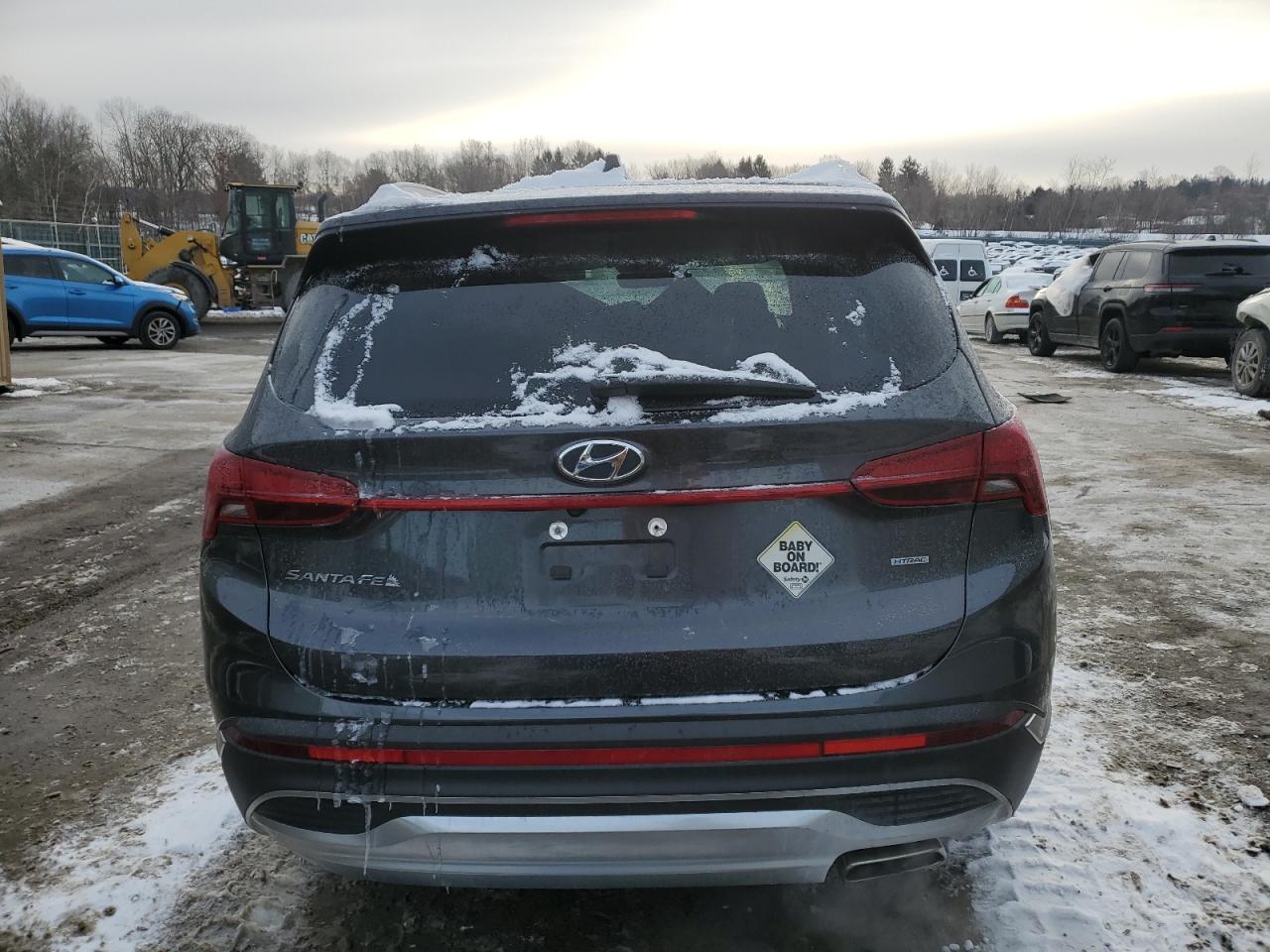2021 Hyundai Santa Fe VIN 5NMS2DAJXMH346046 Copart auction photo, front end / side damage thumbnail 6