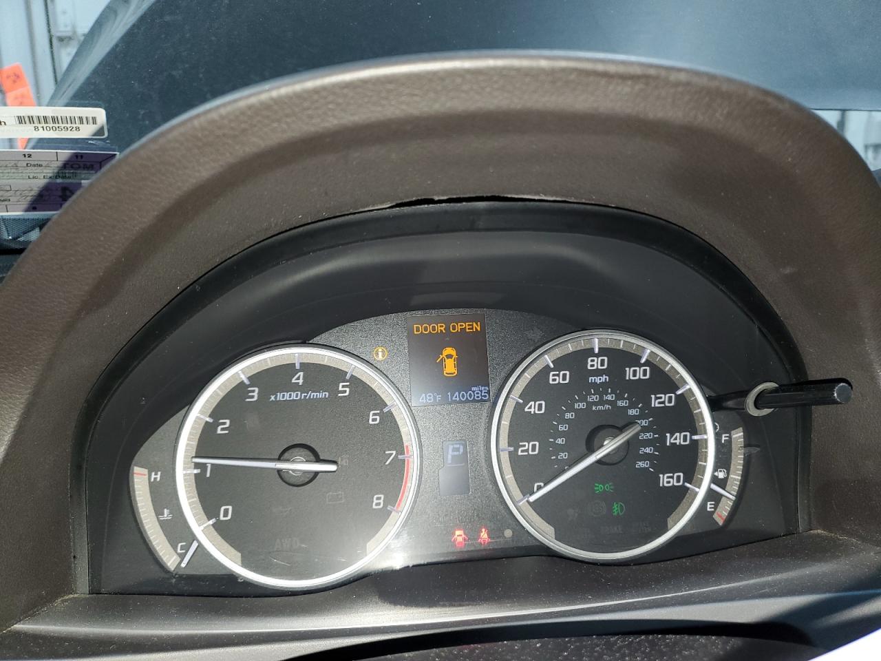 2014 Acura RDX VIN 5J8TB4H53EL018370 Copart auction photo, rear end damage thumbnail 9