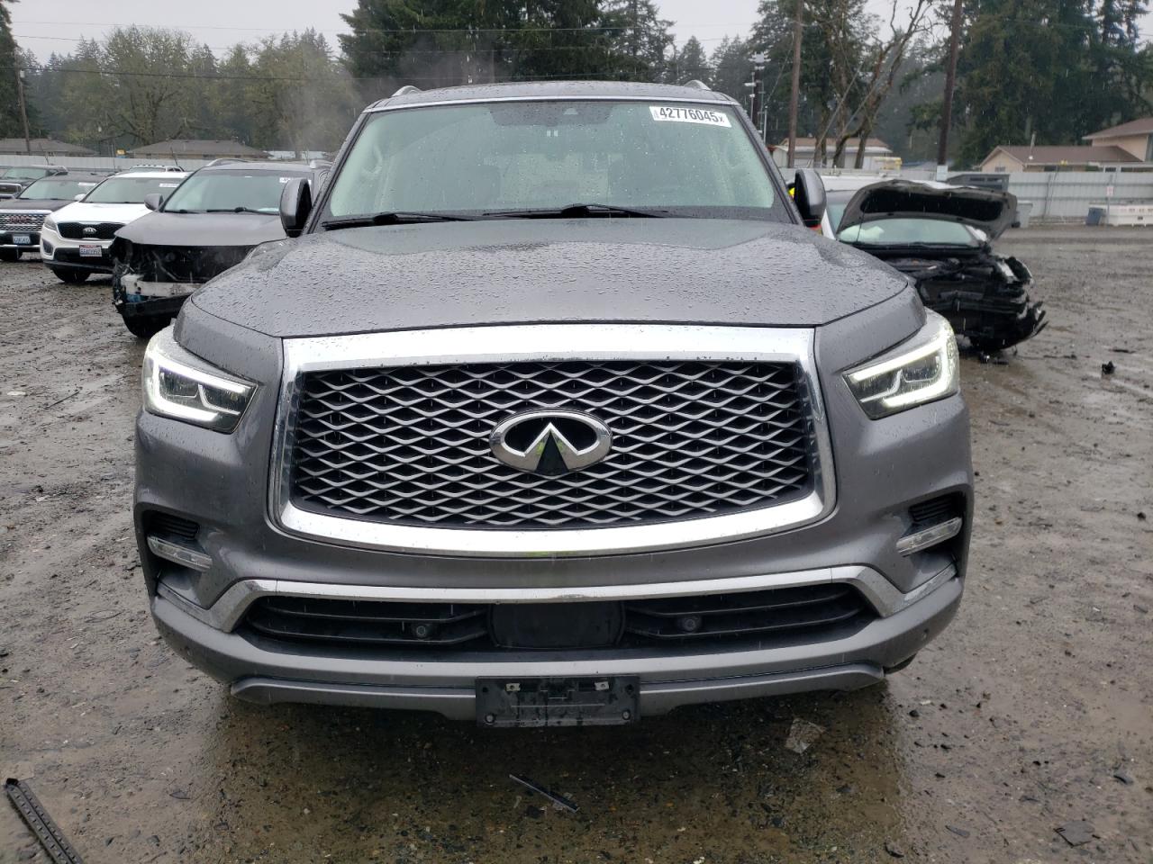 2021 Infiniti QX80 VIN JN8AZ2AE0M9272716 Copart auction photo, side damage thumbnail 5