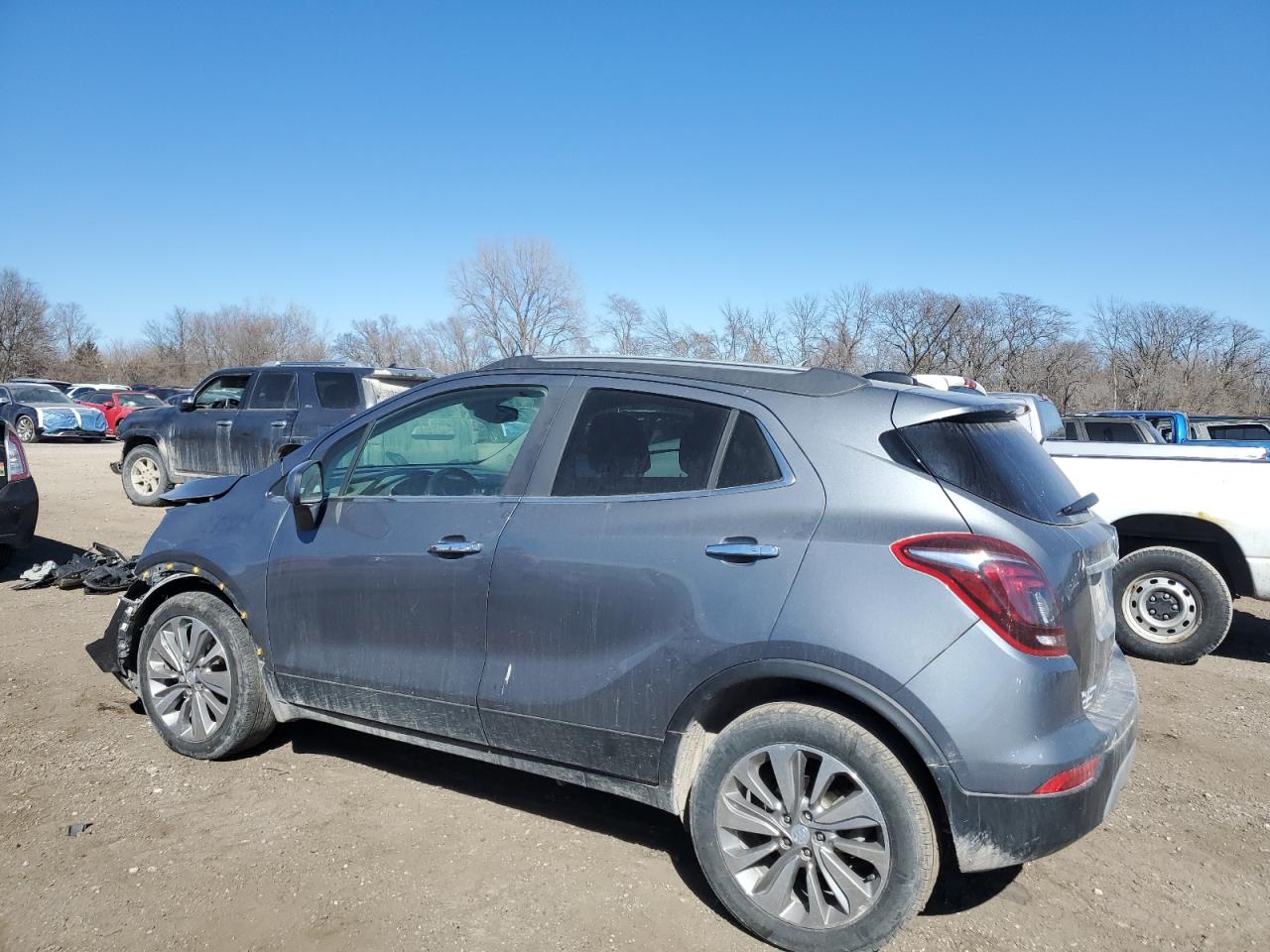2020 Buick Encore VIN KL4CJASB2LB005346 Copart auction photo, front end damage thumbnail 2