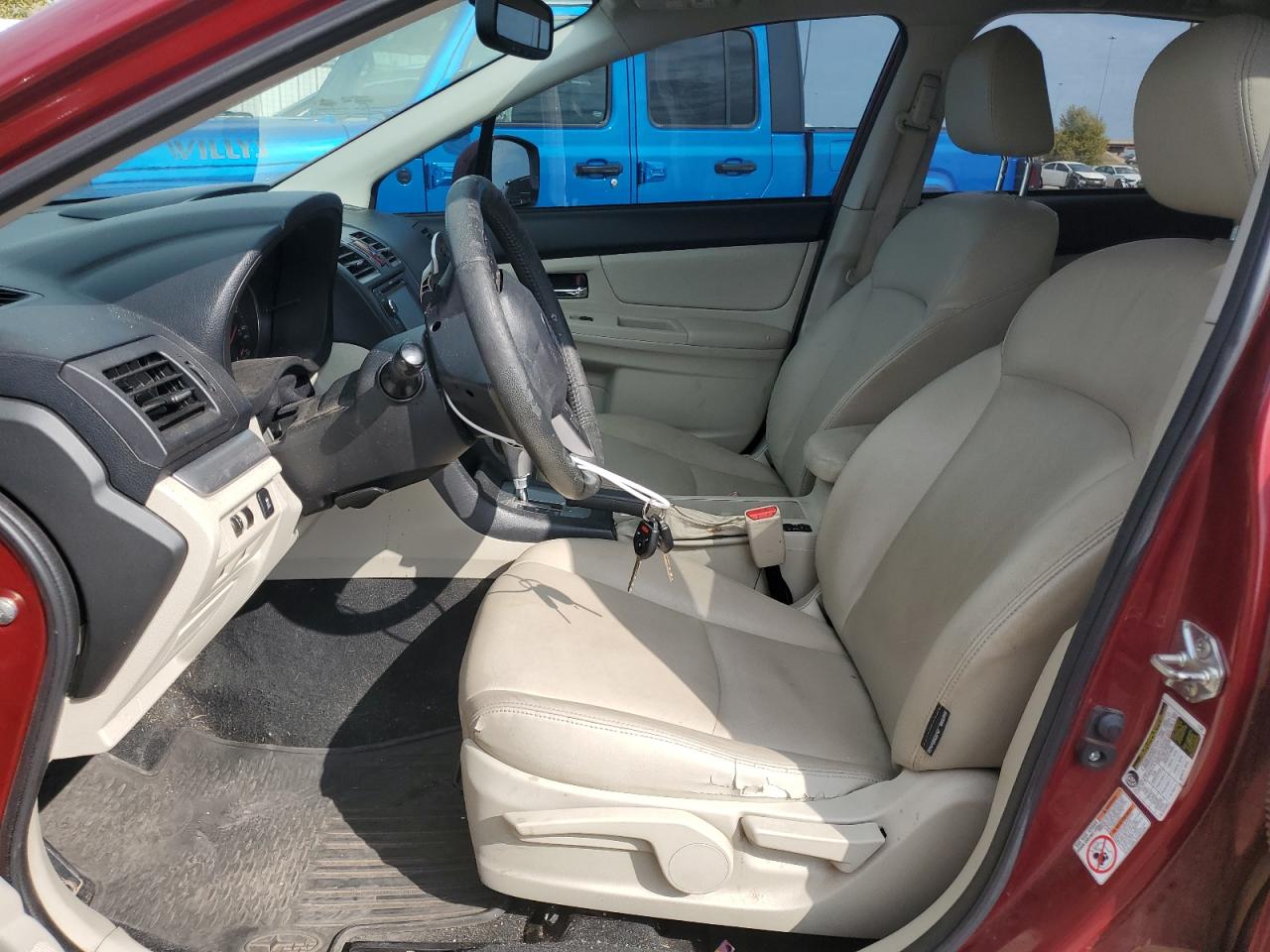 2014 Subaru XV VIN JF2GPAKC7EH341915 Copart auction photo, hail / minor dent/scratches damage thumbnail 7