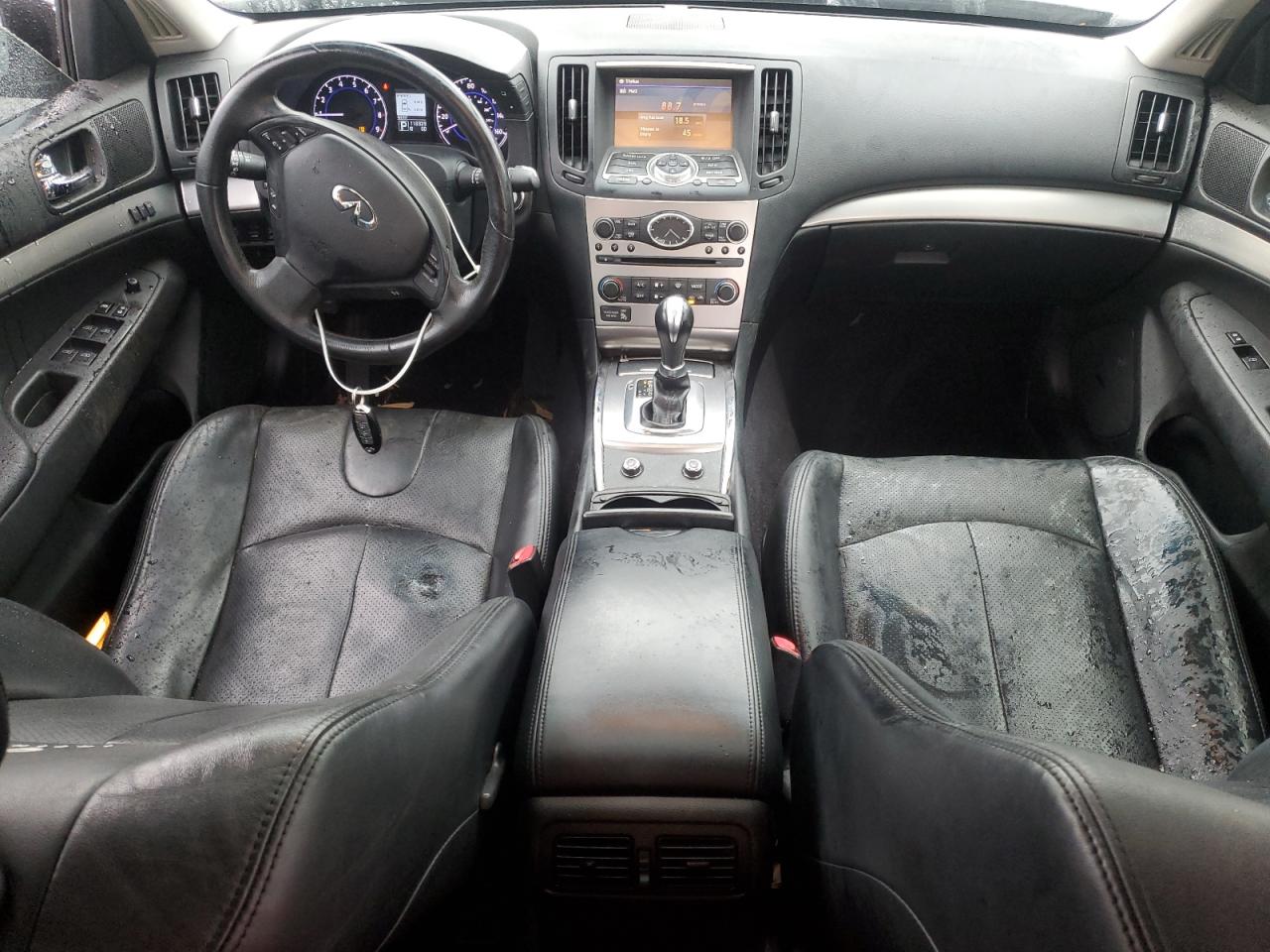 2013 Infiniti G VIN JN1CV6AP0DM304959 Copart auction photo, front end / side damage thumbnail 8