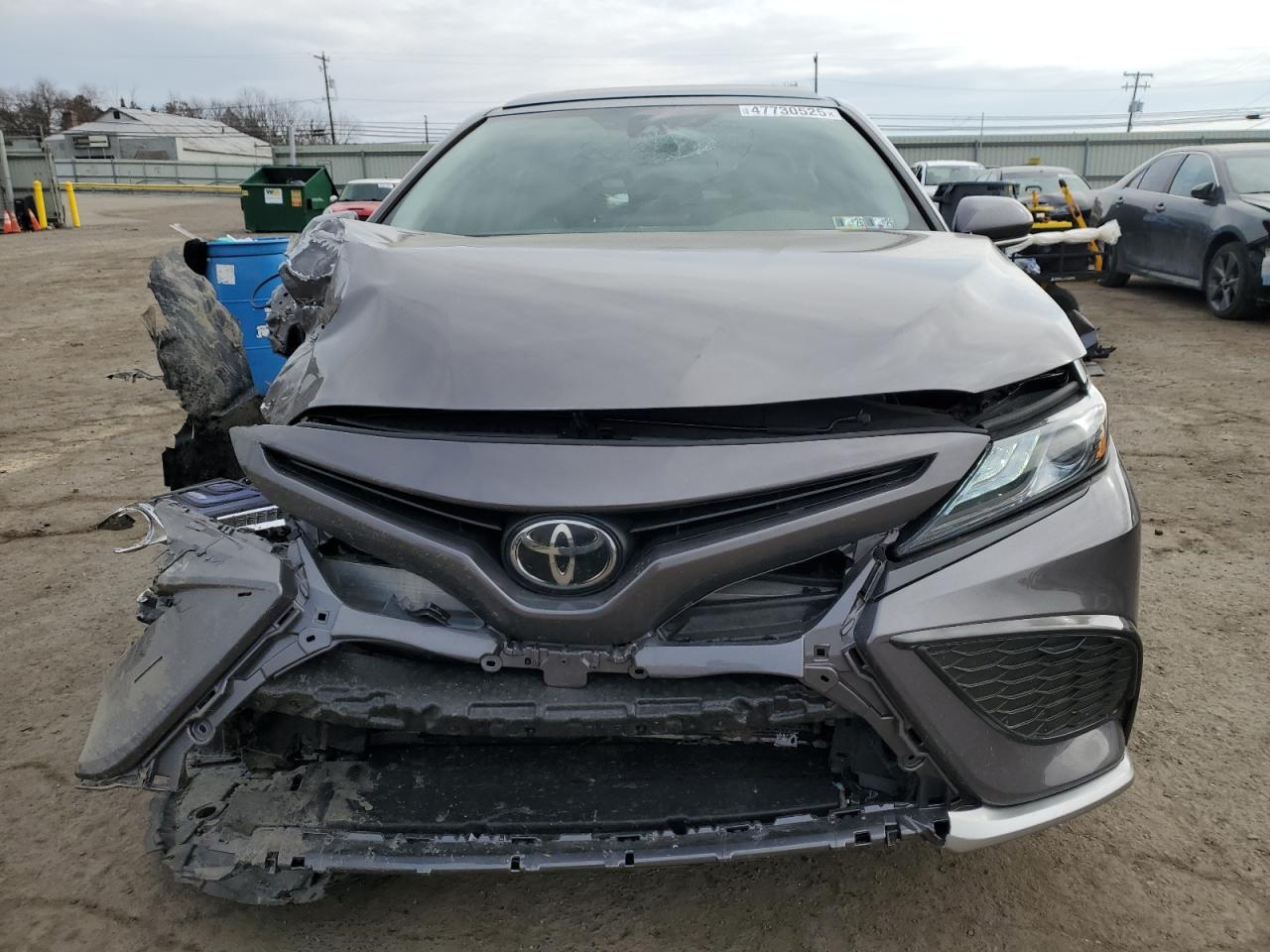 2021 Toyota Camry VIN 4T1K61AK0MU404388 Copart auction photo, front end / side damage thumbnail 5