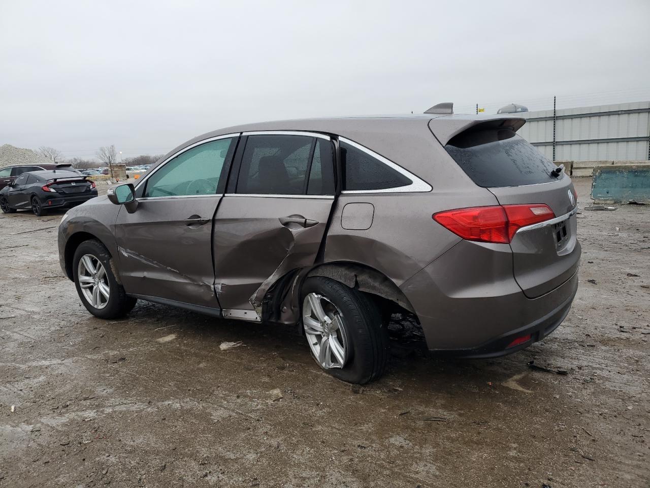 2013 Acura RDX VIN 5J8TB4H52DL022909 Copart auction photo, side / rear end damage thumbnail 2