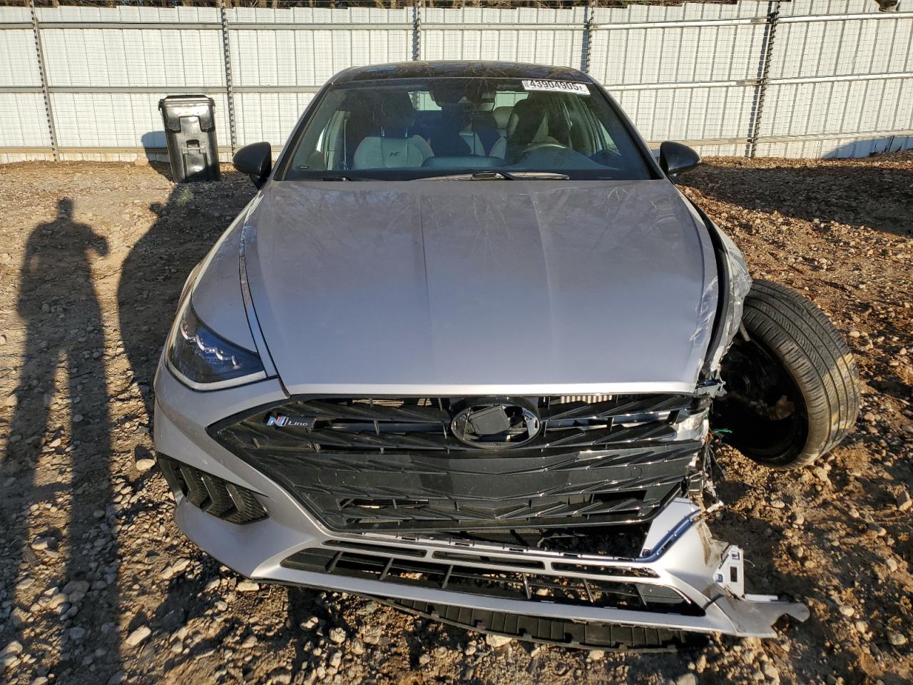 2023 Hyundai Sonata VIN KMHL14JC0PA308442 Copart auction photo, front end / side damage thumbnail 5