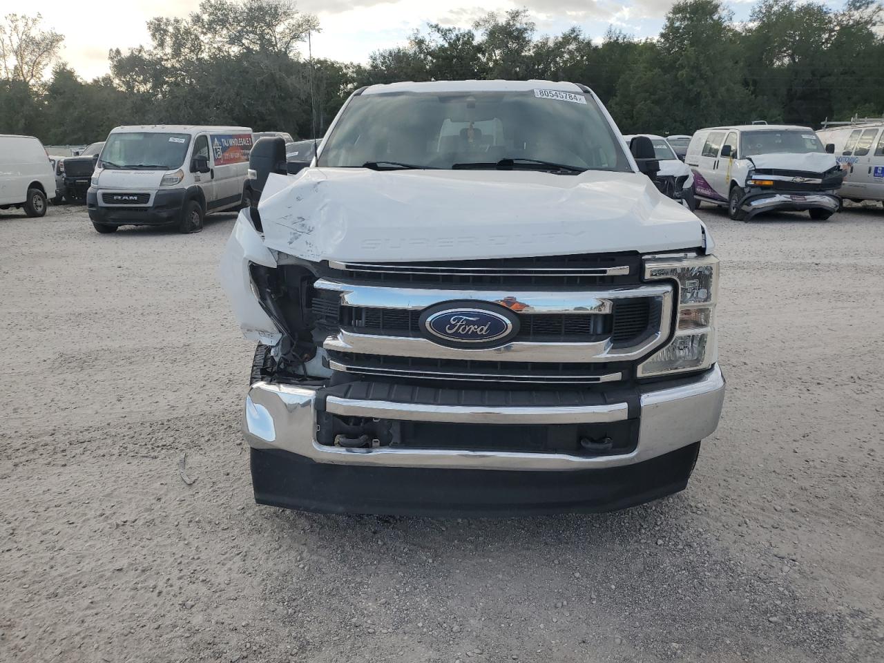 2022 Ford F350 VIN 1FT8W3BT2NEE21321 Copart auction photo, front end / rear end damage thumbnail 5