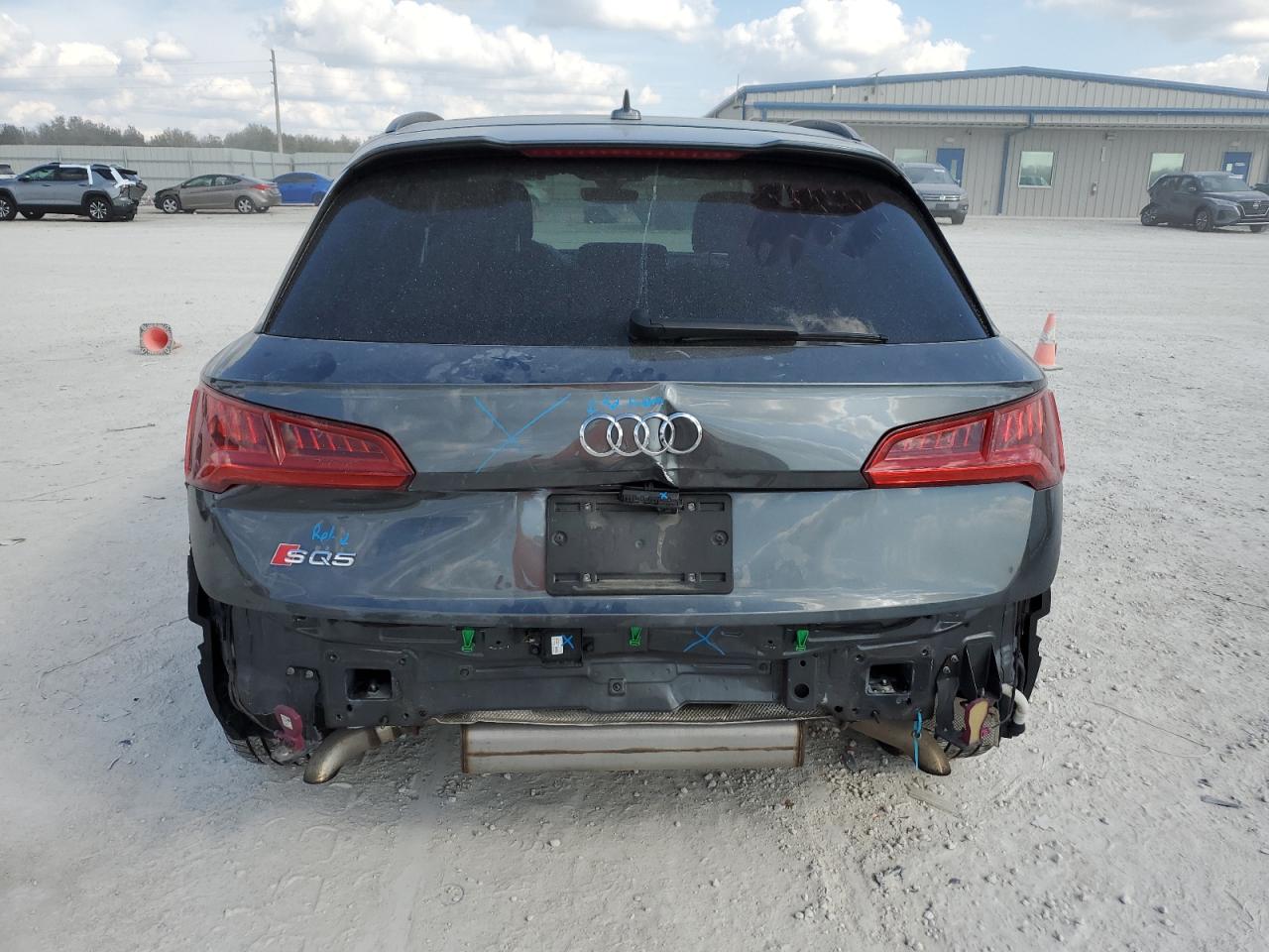 2020 Audi SQ5 VIN WA1C4AFY1L2120722 Copart auction photo, rear end damage thumbnail 6