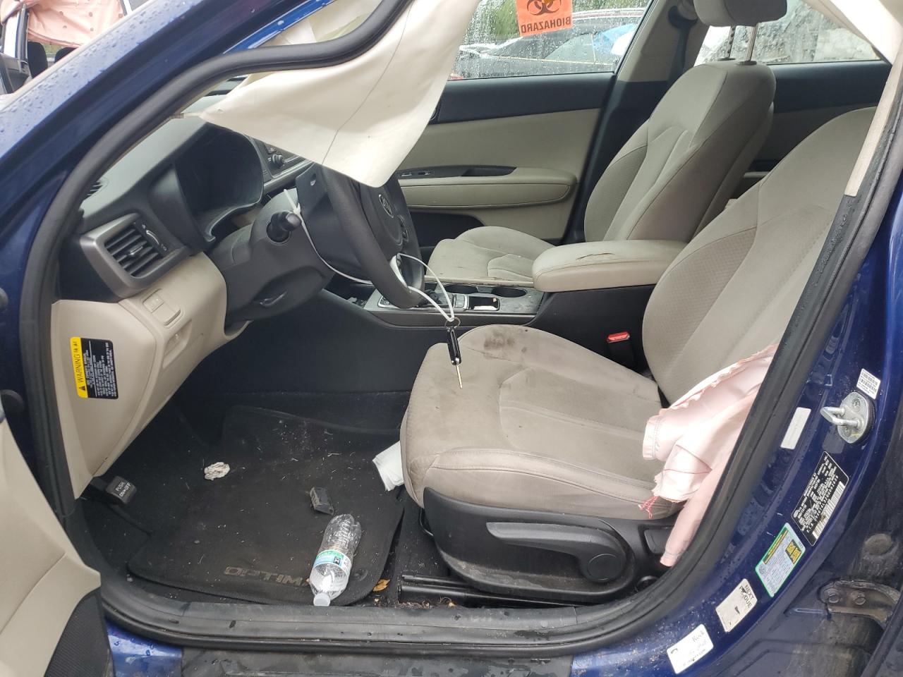2016 KIA Optima VIN 5XXGT4L32GG062639 Copart auction photo, rear end / undercarriage damage thumbnail 7