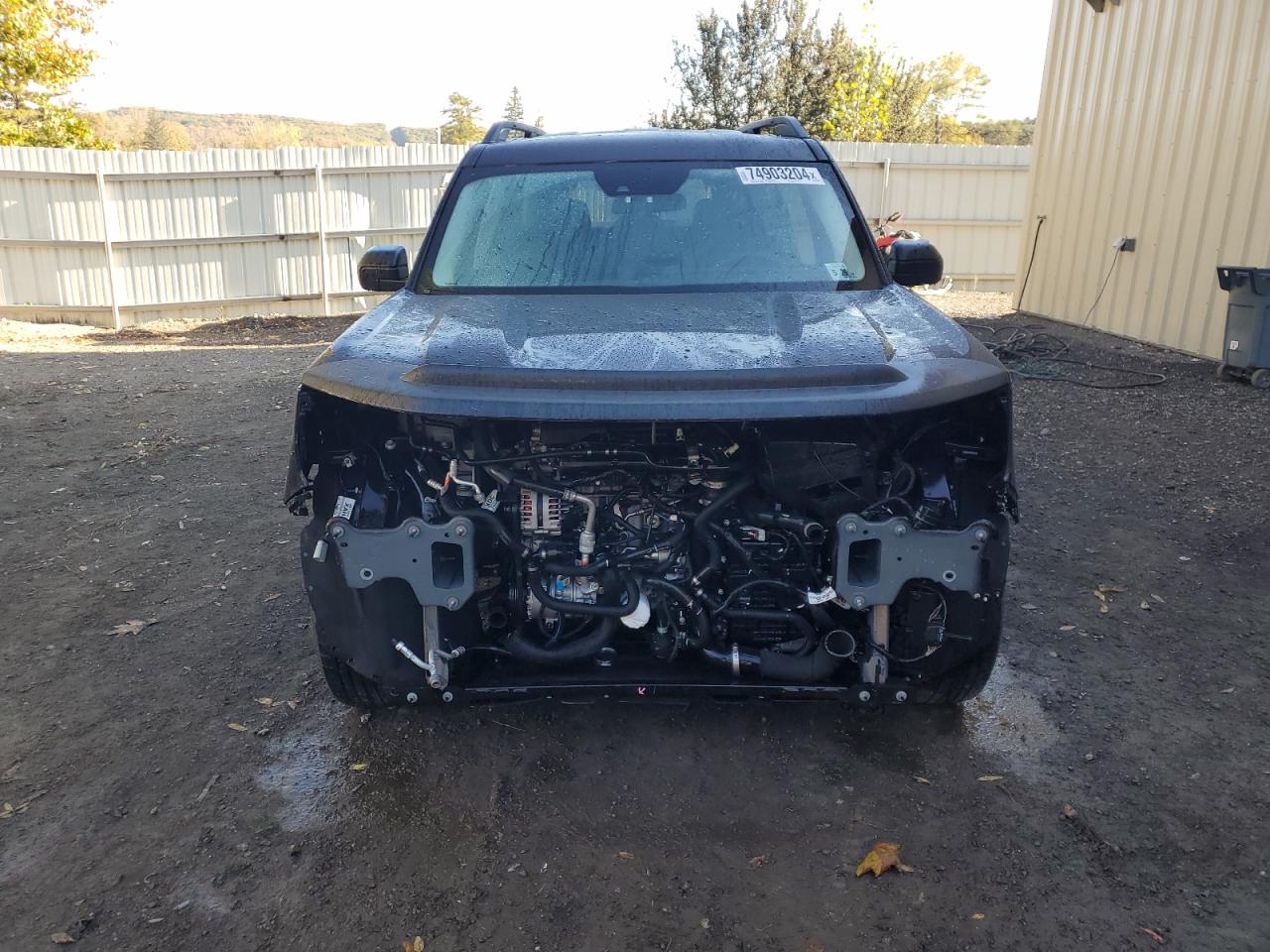 2021 Ford Bronco VIN 3FMCR9B63MRA23119 Copart auction photo, front end / minor dent/scratches damage thumbnail 5
