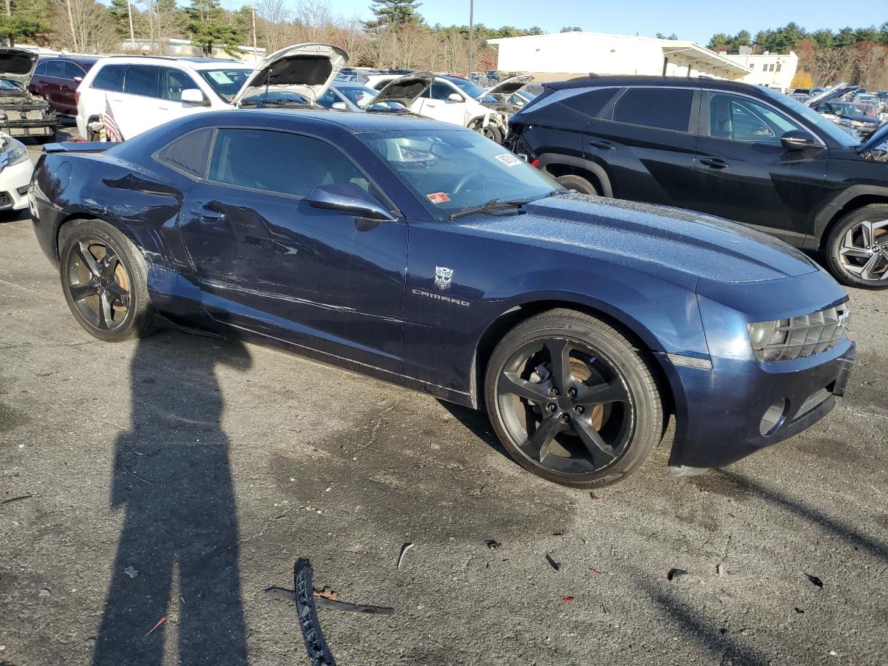 2010 Chevrolet Camaro VIN 2G1FE1EV0A9207803 Copart auction photo, side / rear end damage thumbnail 4