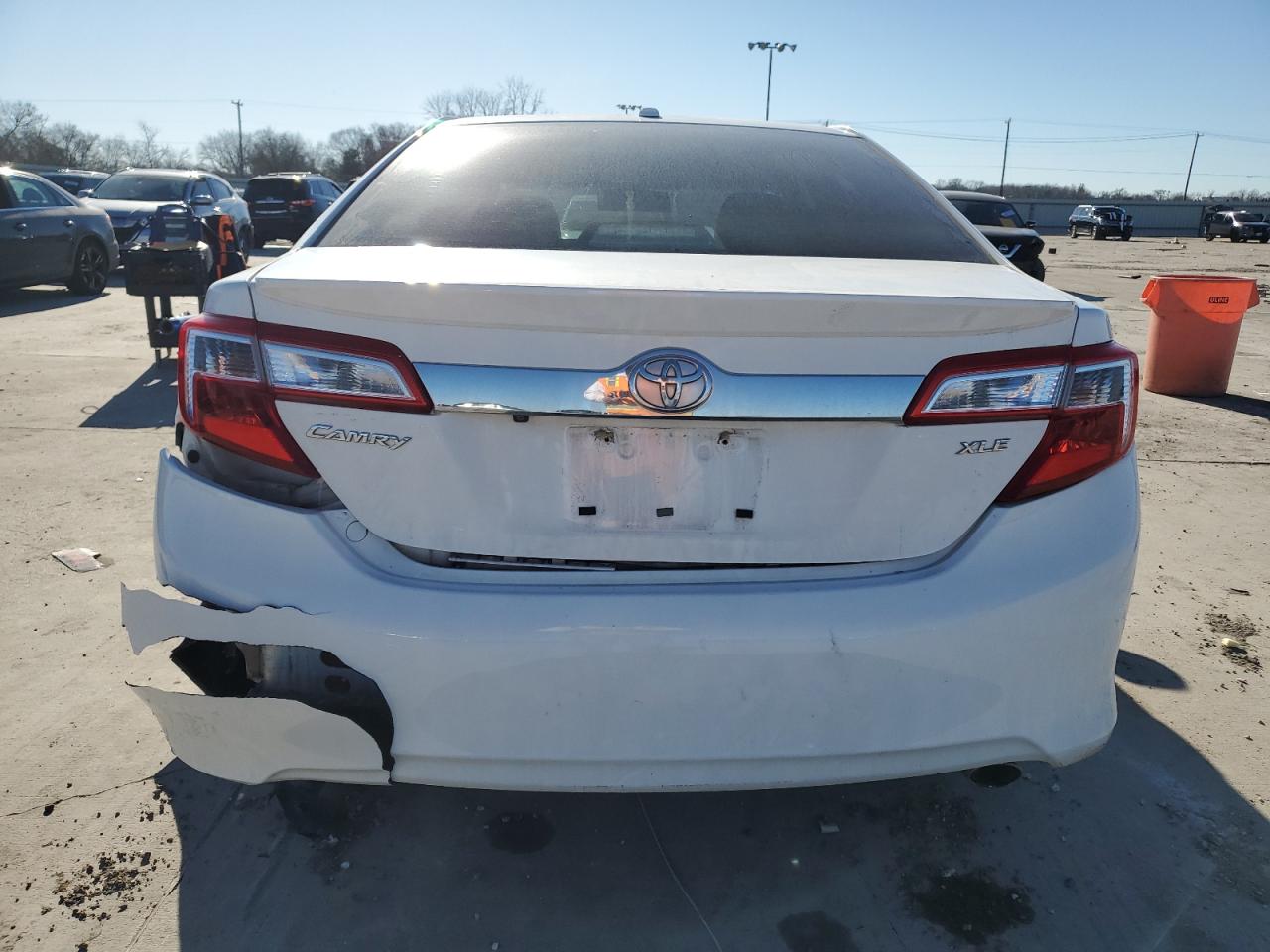 2012 Toyota Camry VIN 4T4BF1FK9CR240197 Copart auction photo, side / rear end damage thumbnail 6