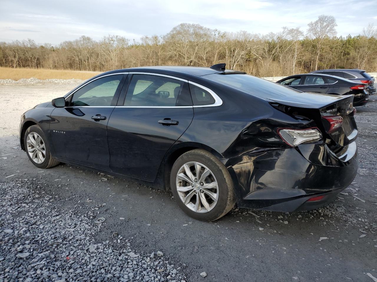 2019 Chevrolet Malibu VIN 1G1ZD5STXKF196036 Copart auction photo, side / rear end damage thumbnail 2