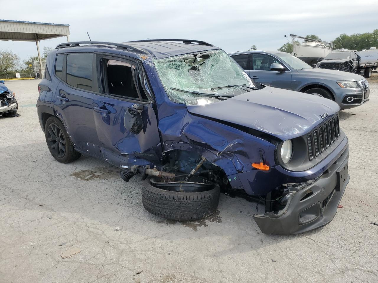 2017 Jeep Renegade VIN ZACCJABB2HPF15280 Copart auction photo, all over damage thumbnail 4