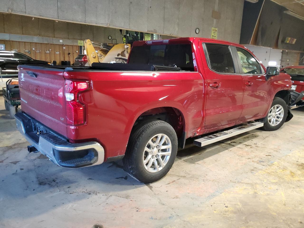 2021 Chevrolet Silverado VIN 1GCUYDEDXMZ284123 Copart auction photo, front end / mechanical damage thumbnail 3