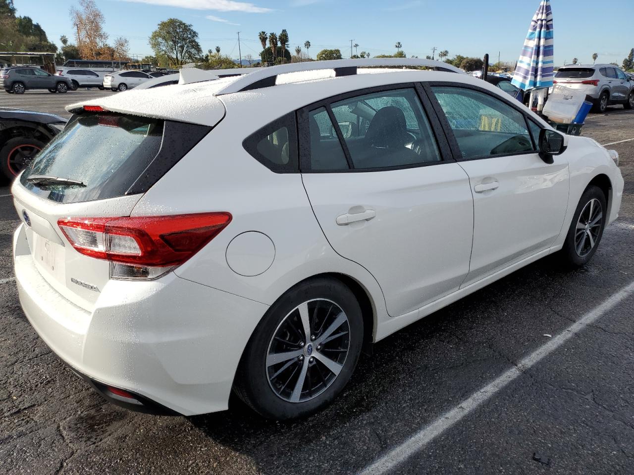 2019 Subaru Impreza VIN 4S3GTAC63K3732135 Copart auction photo, side / rear end damage thumbnail 3