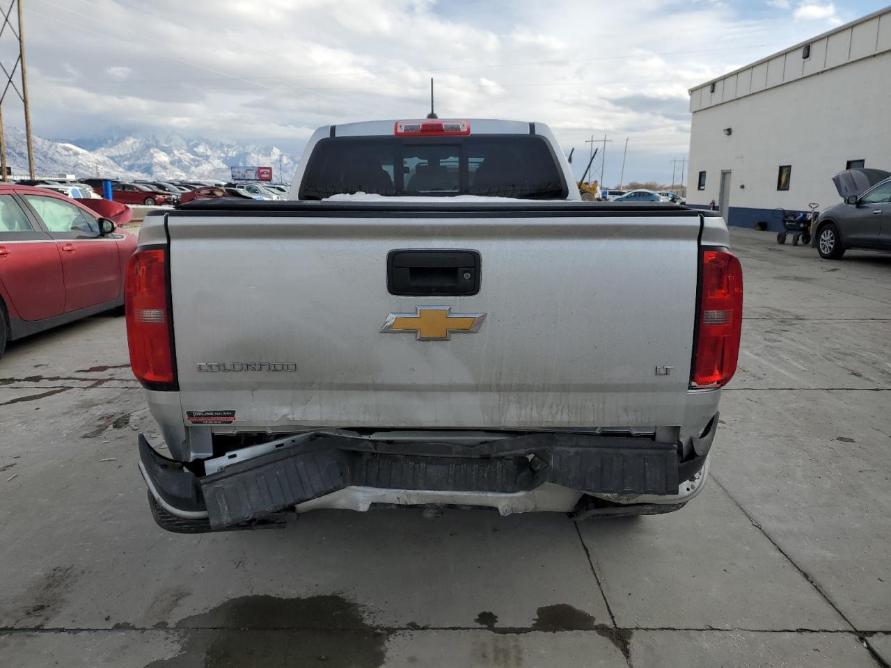 2016 Chevrolet Colorado VIN 1GCGTCE33G1144558 Copart auction photo, front end / rear end damage thumbnail 6