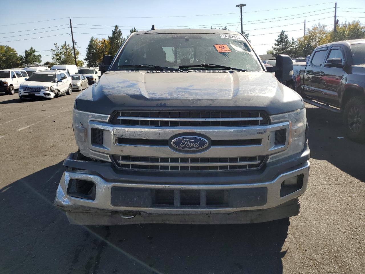 2019 Ford F-150 VIN 1FTFW1E45KFA55831 Copart auction photo, rollover damage thumbnail 5