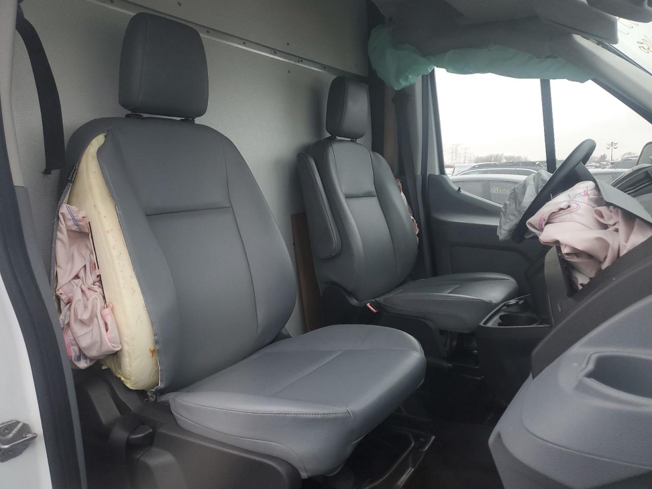 2018 Ford Transit VIN 1FTYR1CM0JKA55163 Copart auction photo, front end / mechanical damage thumbnail 10