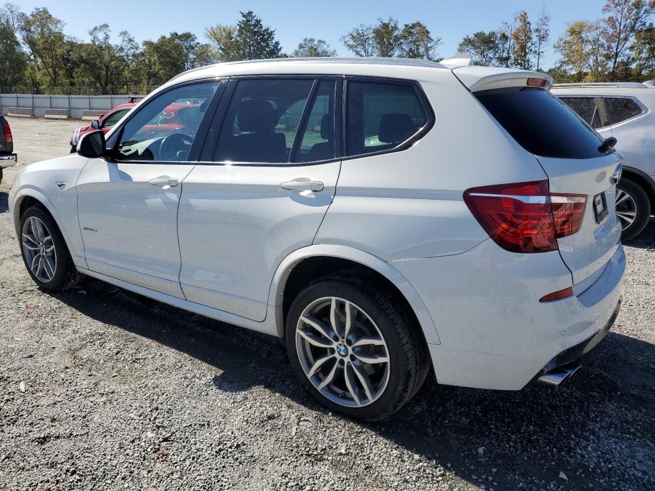 2017 BMW X3 VIN 5UXWX9C39H0T18905 Copart auction photo, top/roof / front end damage thumbnail 2