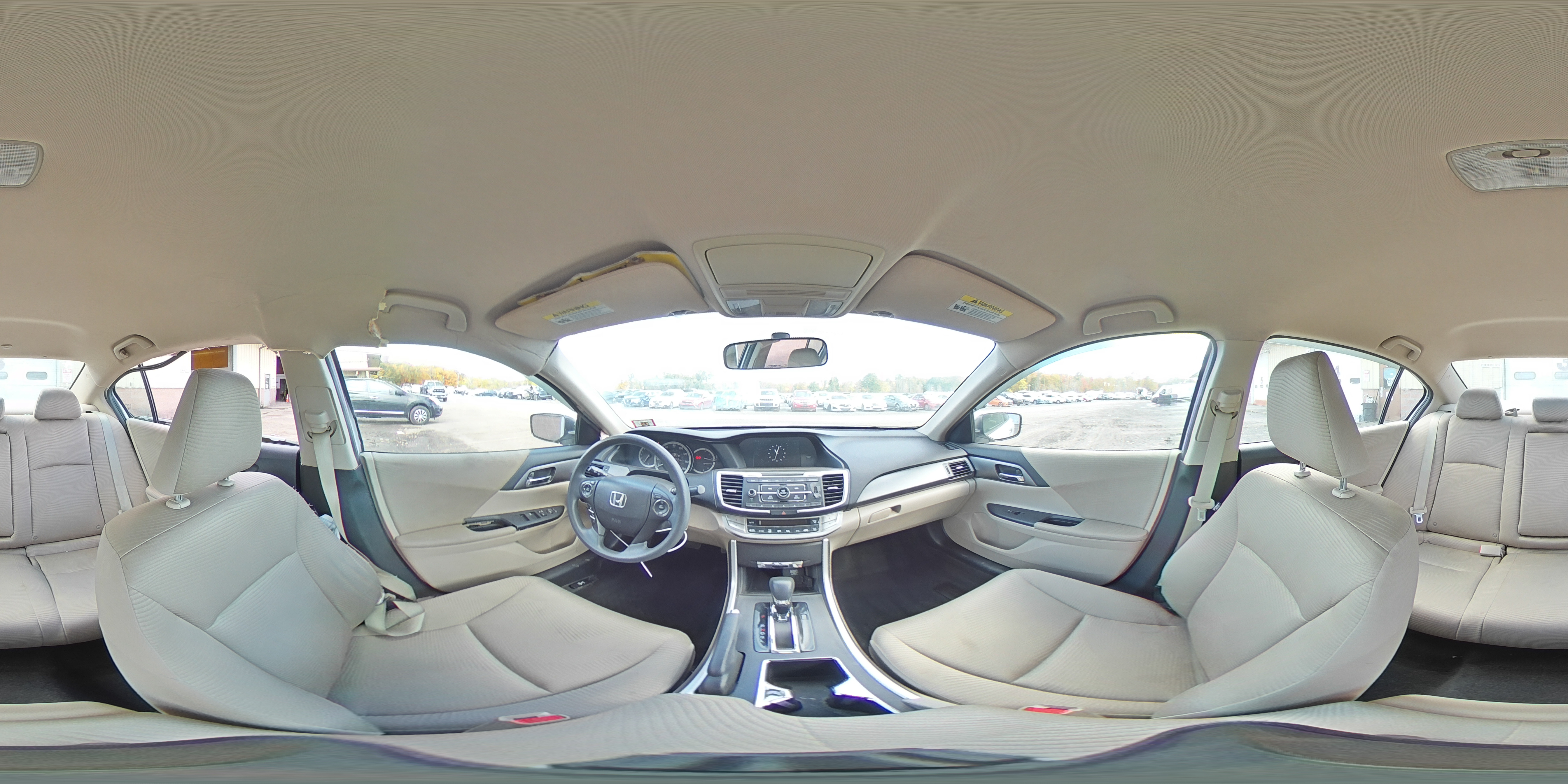 2014 Honda Accord VIN 1HGCR2F30EA252110 Copart auction photo, side / rear end damage thumbnail 14