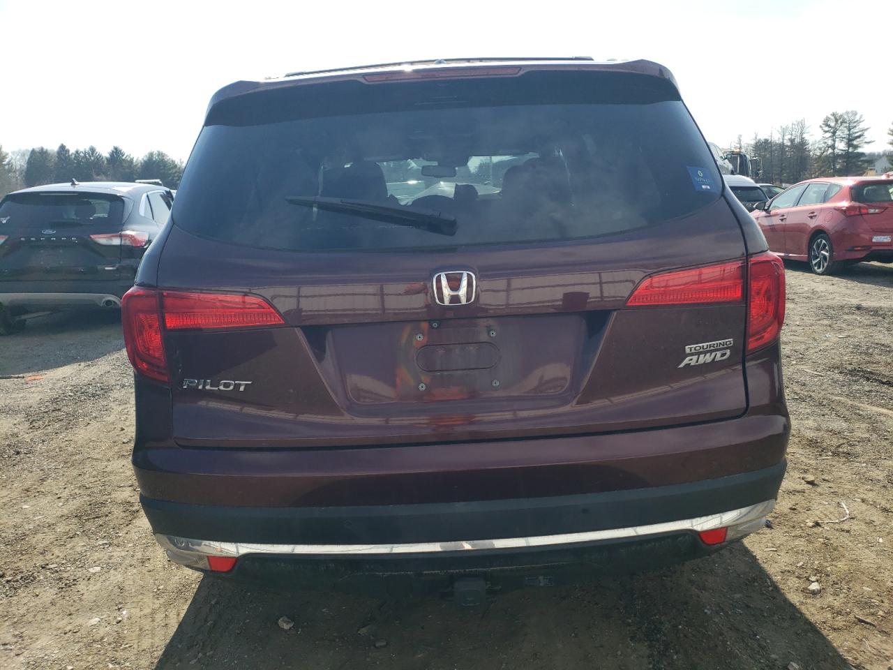 2017 Honda Pilot VIN 5FNYF6H96HB014943 Copart auction photo, front end / minor dent/scratches damage thumbnail 6