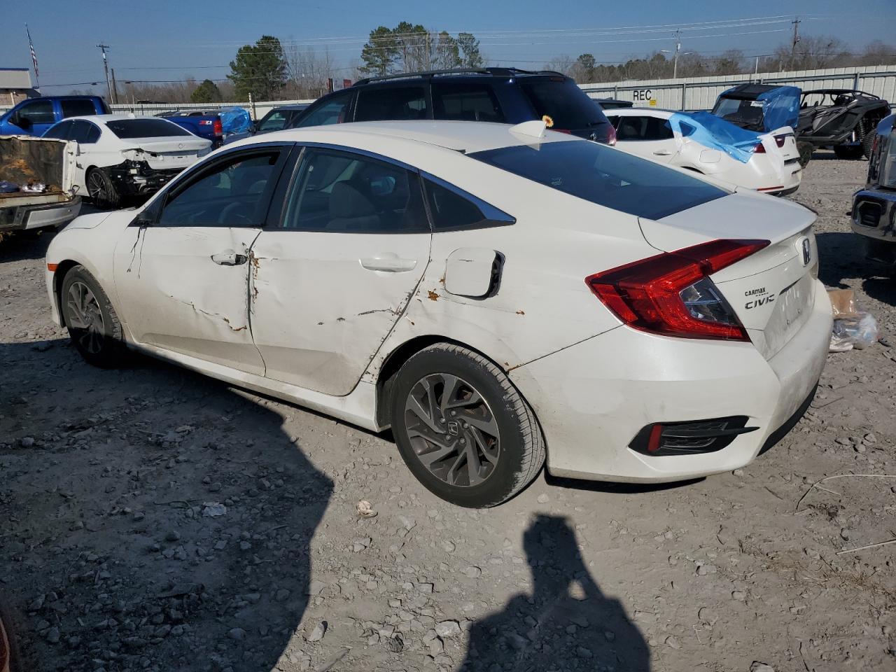 2018 Honda Civic VIN 19XFC2F74JE032265 Copart auction photo, all over damage thumbnail 2