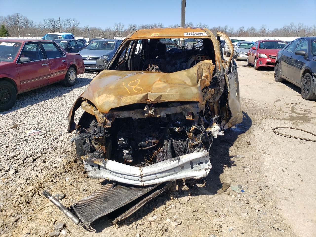 2013 Chevrolet Equinox VIN 1GNALBEK3DZ118067 Copart auction photo, burn - engine / burn - interior damage thumbnail 5