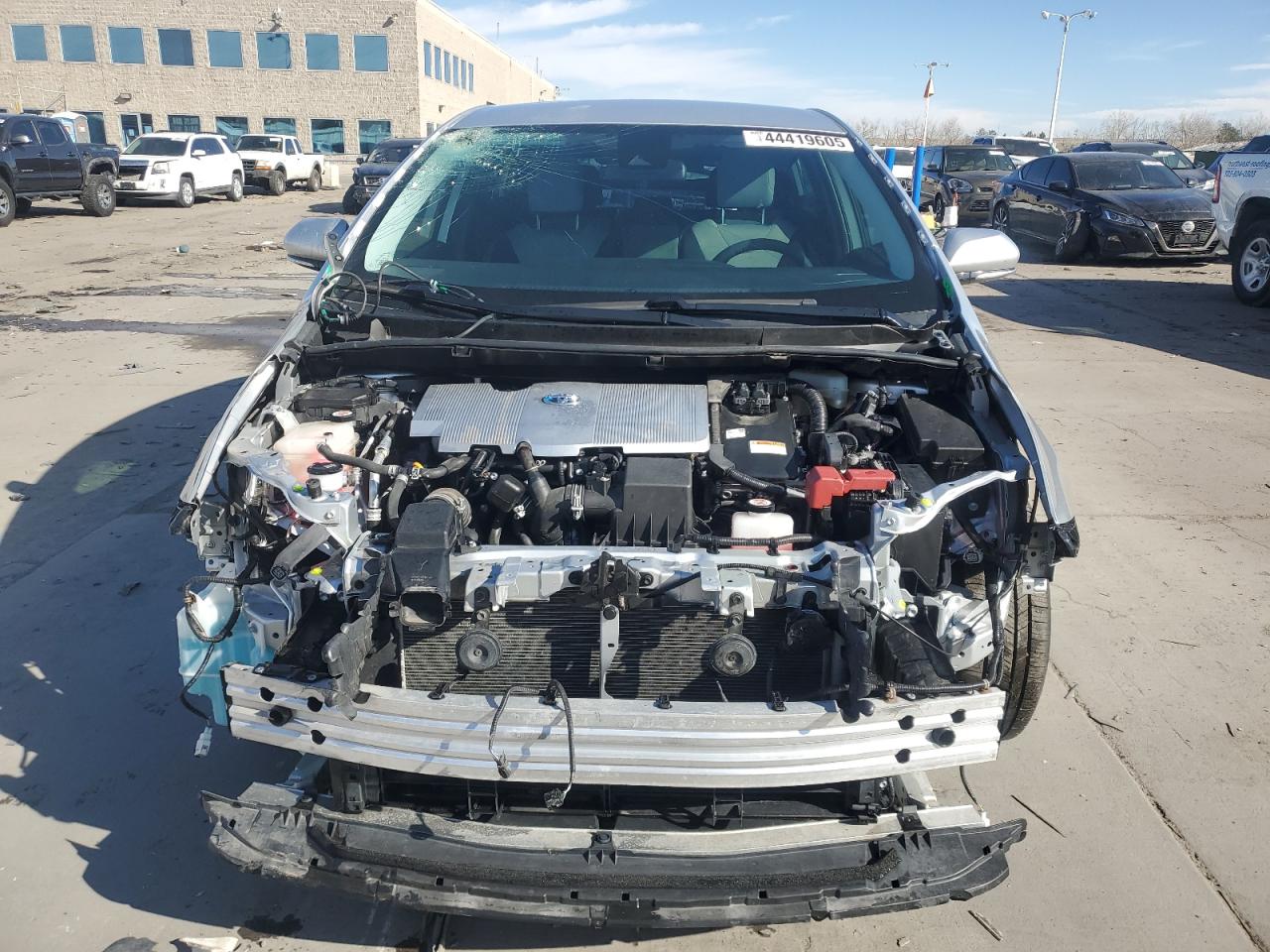 2019 Toyota Prius VIN JTDKARFU0K3068644 Copart auction photo, front end / rear end damage thumbnail 5