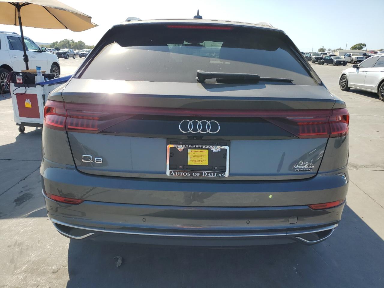 2021 Audi Q8 VIN WA1AVAF14MD027724 Copart auction photo, front end damage thumbnail 6