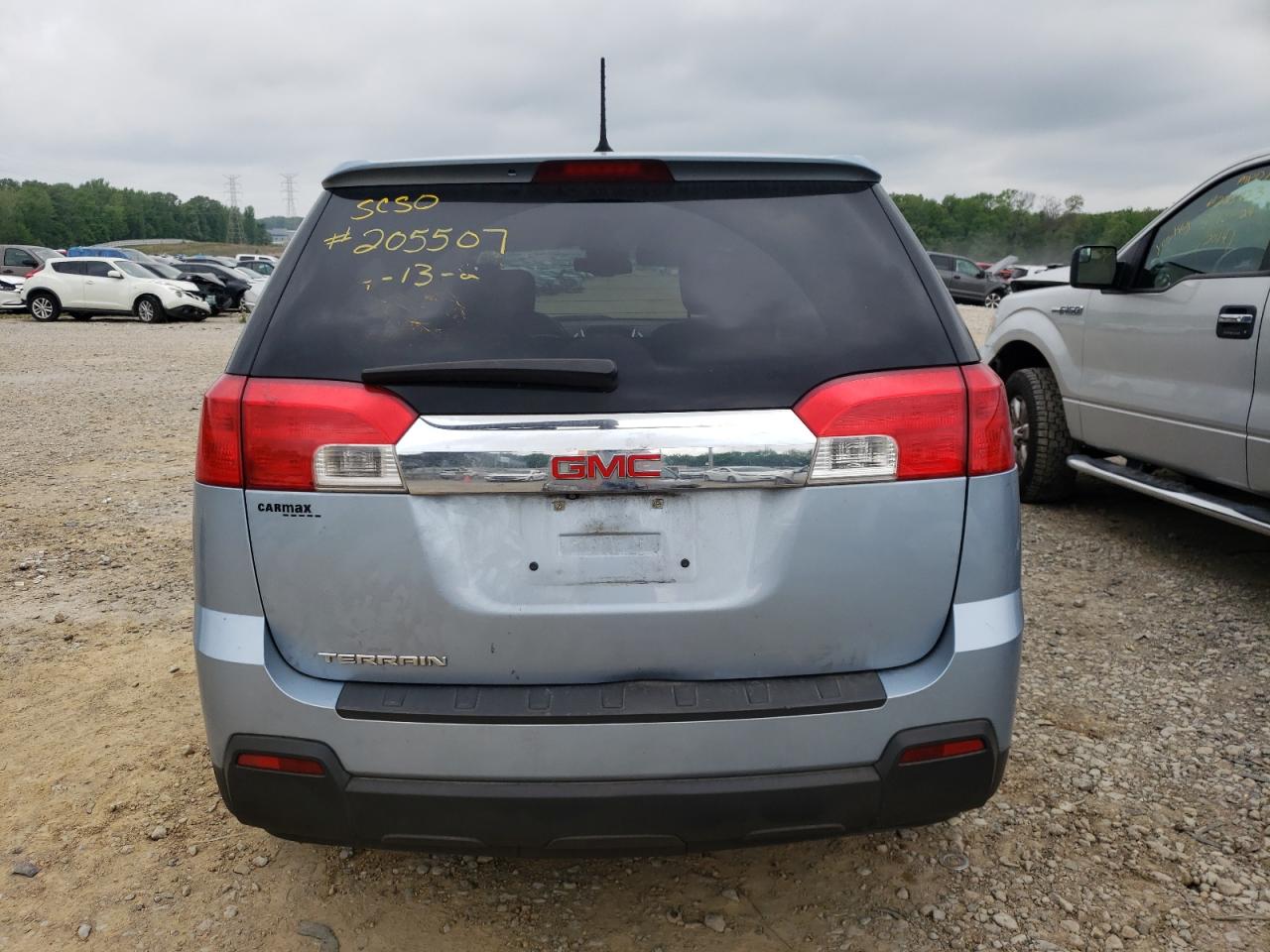 2014 GMC Terrain VIN 2GKALMEK3E6137644 Copart auction photo, front end damage thumbnail 6