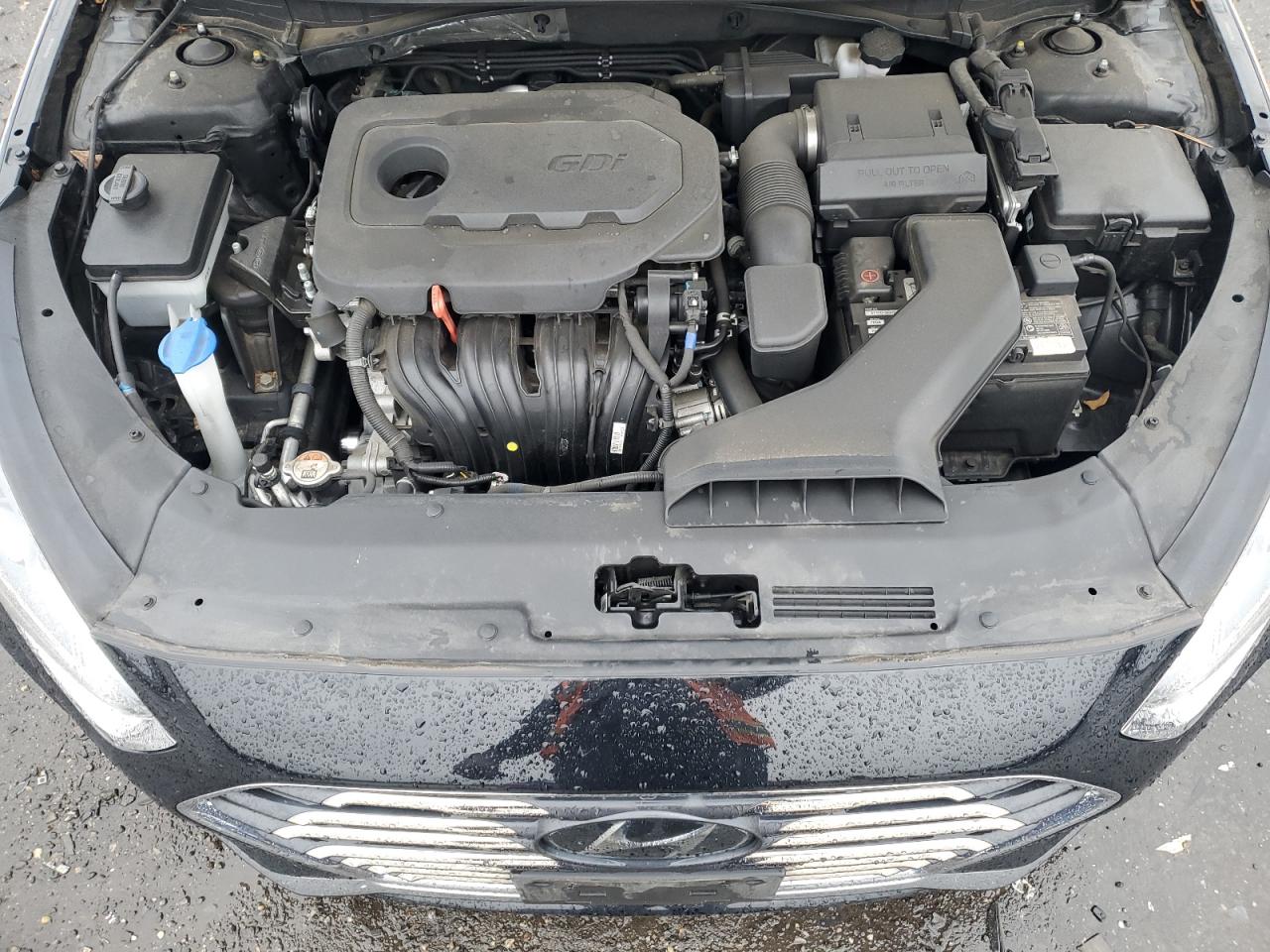 2019 Hyundai Sonata VIN 5NPE24AF3KH819603 Copart auction photo, rear end damage thumbnail 12
