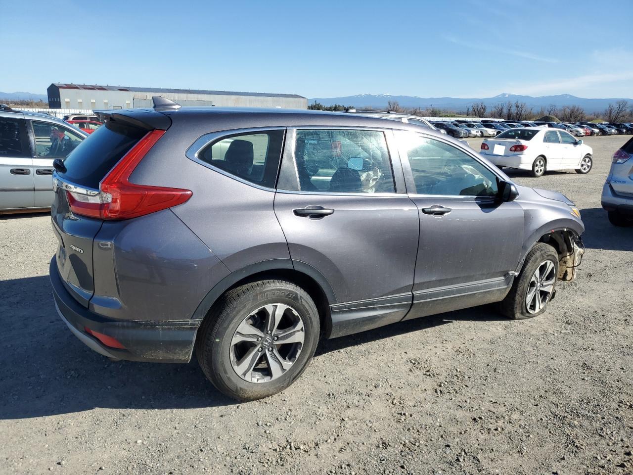 2018 Honda CR-V VIN 2HKRW6H36JH212266 Copart auction photo, front end / side damage thumbnail 3